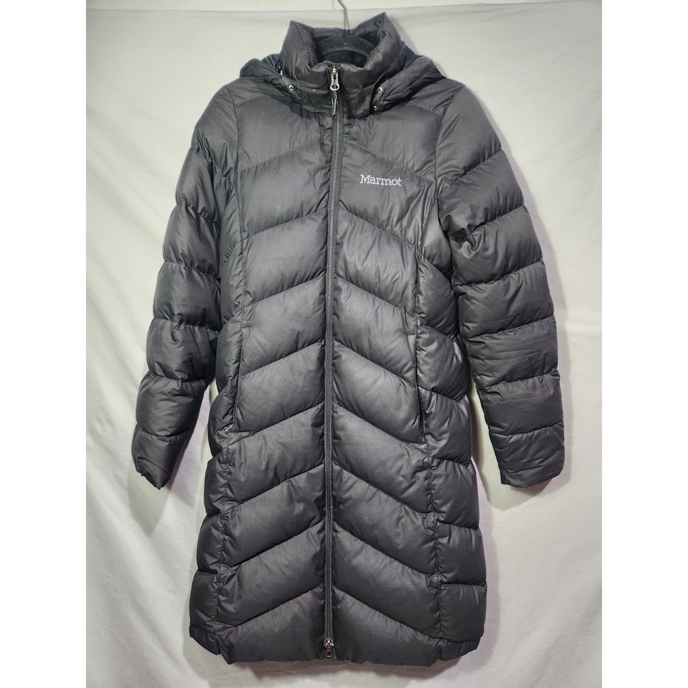 MARMOT SM Womens Montreaux Full Length 700 Fill Down Black‎ Puffer Coat M78090